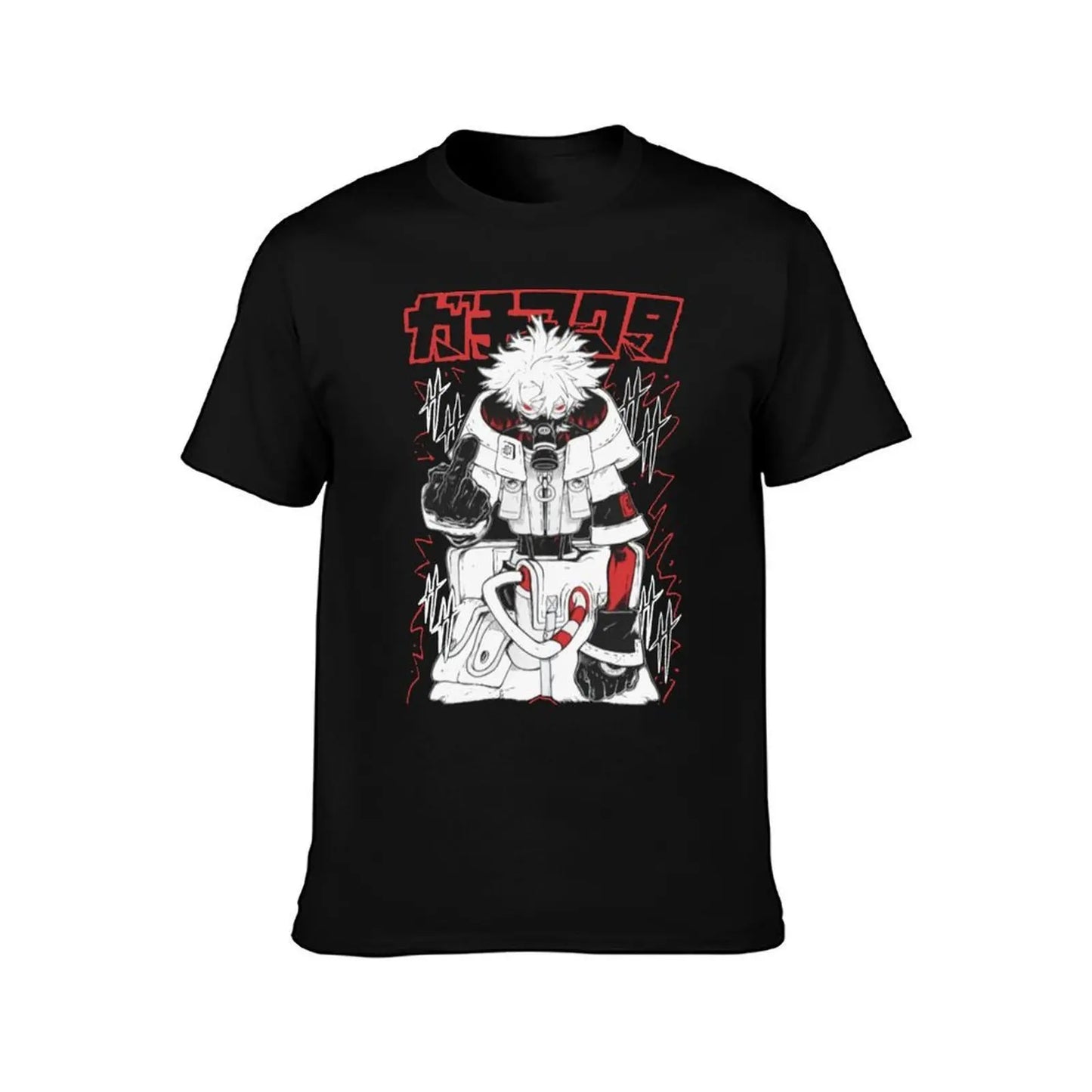 White Anime Gachiakuta Rudo Rage Mode T-Shirt