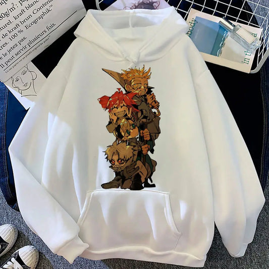 Gachiakuta “Squad Unity” White Hoodie