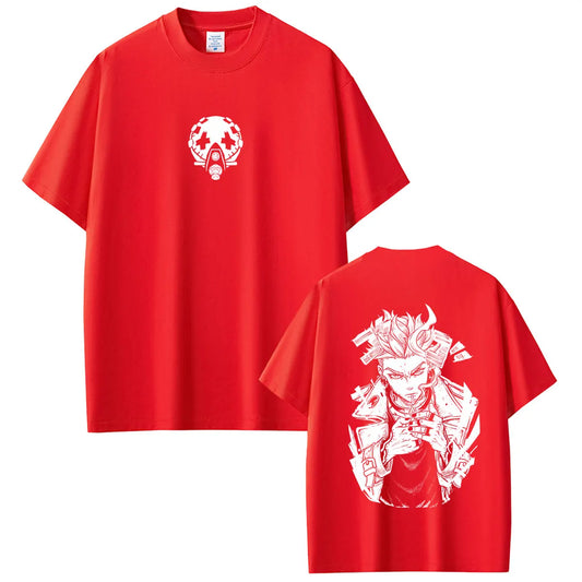 Gachiakuta Enjin Team Akuta Red T-Shirt