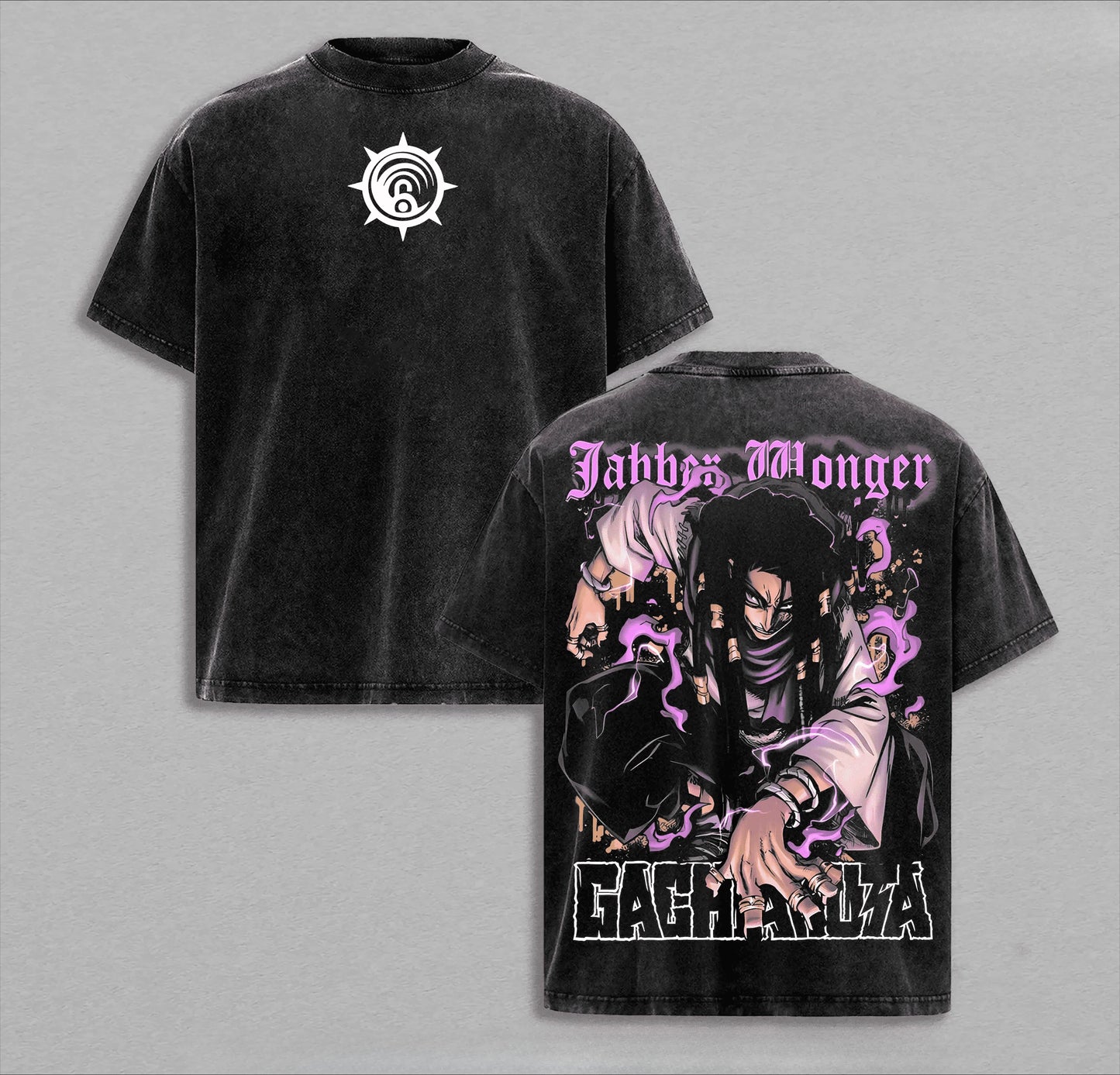 Gachiakuta Jabber Wonger Black Vintage Graphic T-Shirt