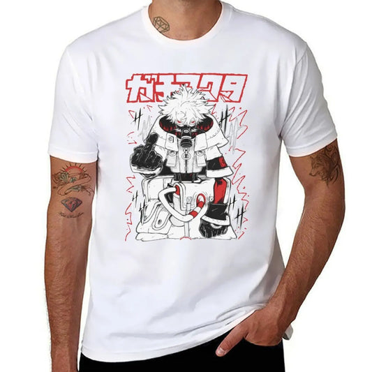 White Anime Gachiakuta Rudo Rage Mode T-Shirt
