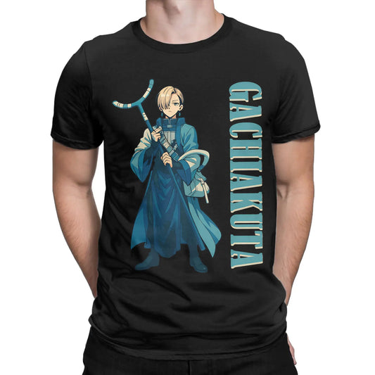 Zanka Nijiku Gachiakuta Anime Black T-Shirt