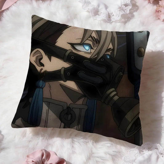 Gachiakuta Zanka Nijiku Gloved Hand Portrait Decorative Throw Pillow
