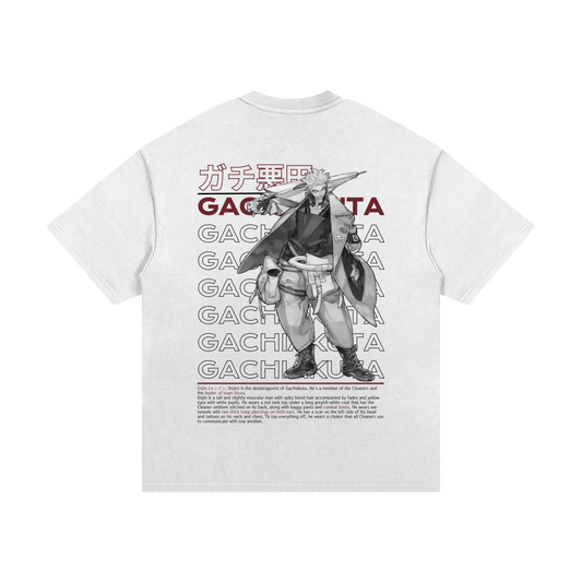 Gachiakuta Enjin White T-Shirt