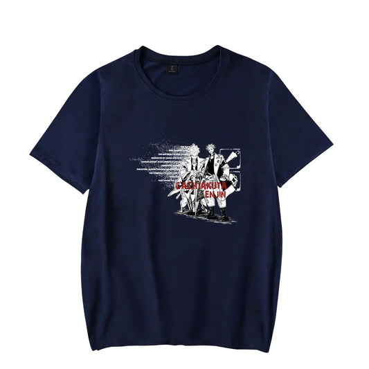 Gachiakuta Enjin T-Shirt – Navy Blue