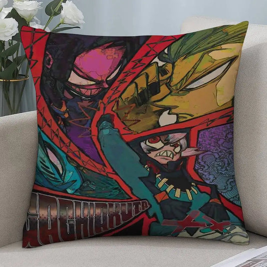 Gachiakuta Villains Throw Pillow