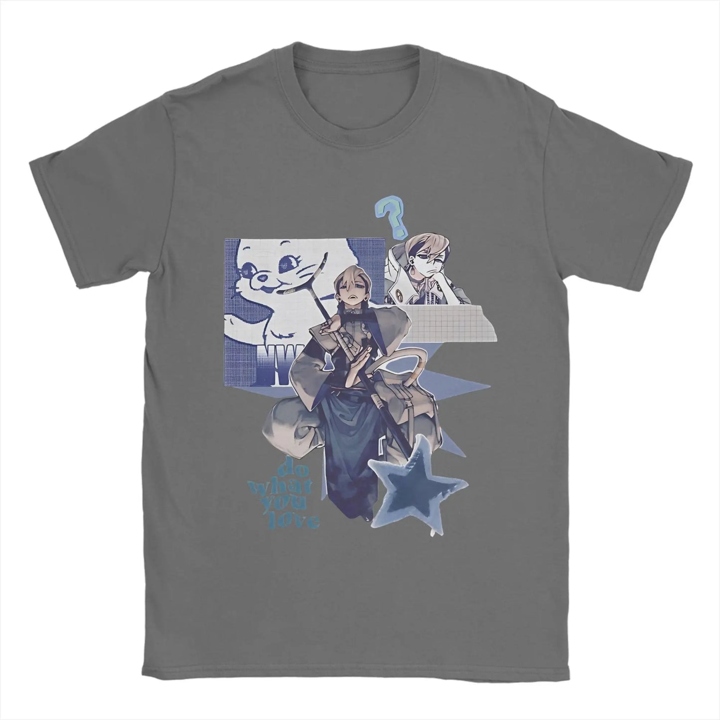 Gachiakuta Zanka Nijik Anime T Shirt Dark Grey