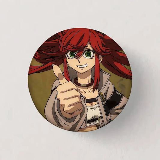 Gachiakuta Riyo Reaper Button Pin