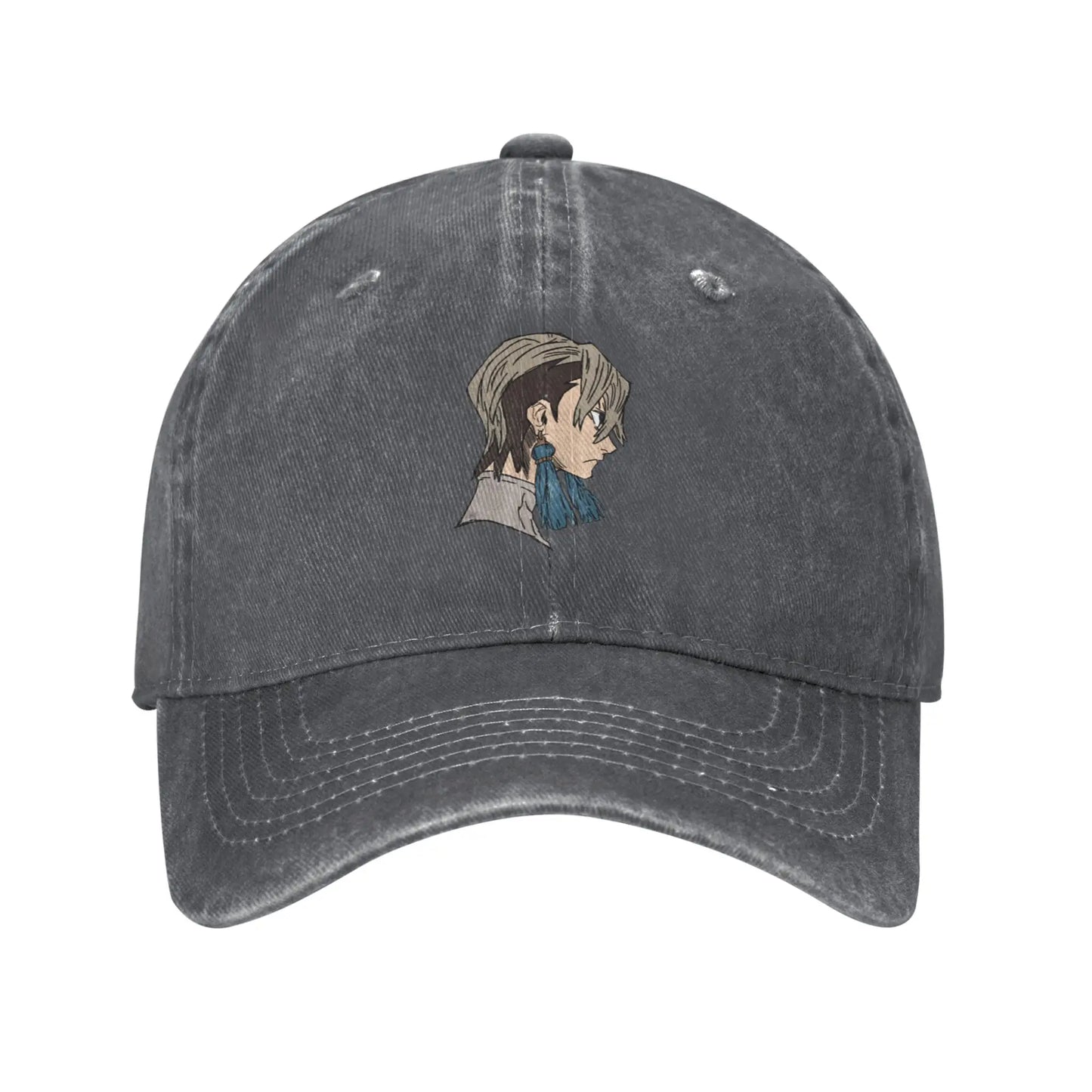 Gachiakuta Zanka Nijiku Dark Grey Vintage Cap