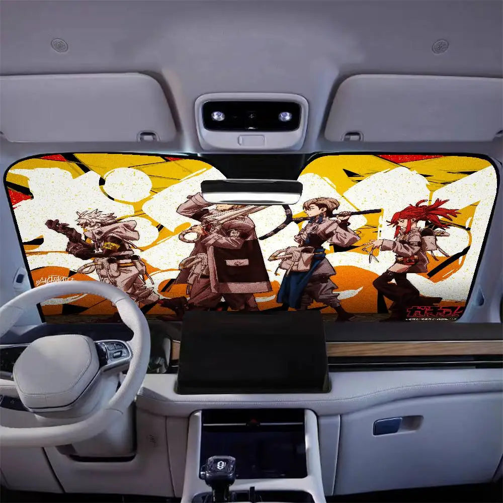 Gachiakuta The Team Cleaners Car Sunshade