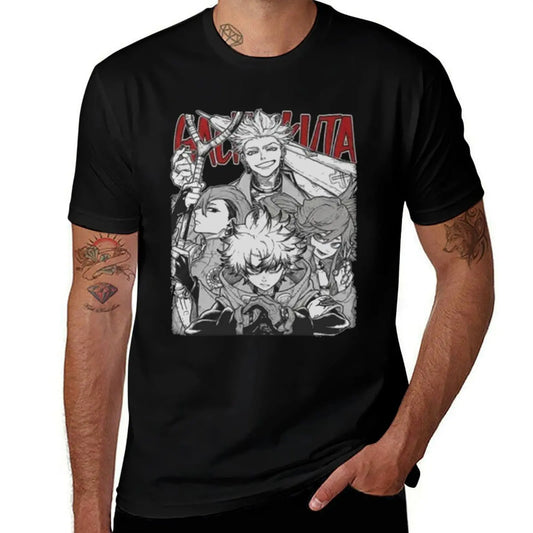Black Anime Gachiakuta The Cleaners Team T-Shirt