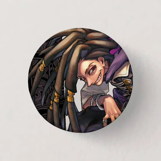 Gachiakuta Jabber Wonger Button Pin – Sinister