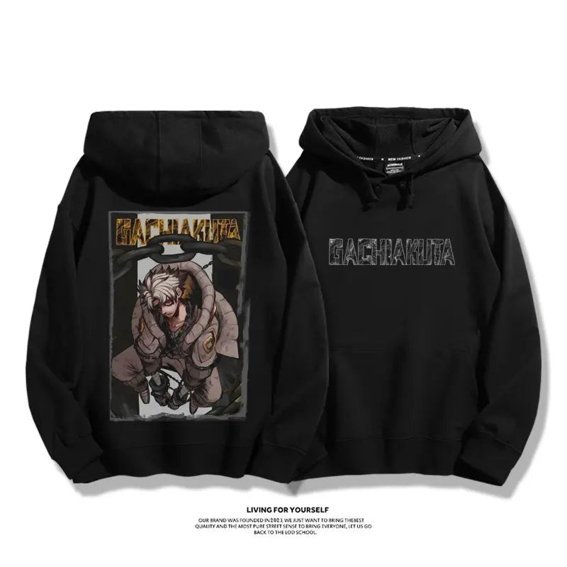 Gachiakuta Anime Rudo Surebrec Black Hoodie