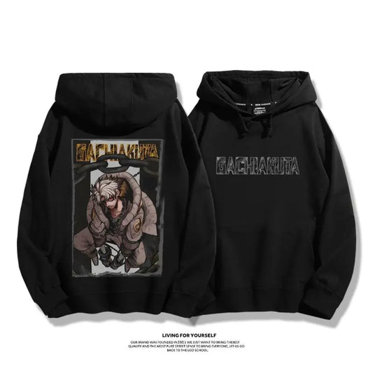 Gachiakuta Anime Rudo Surebrec Black Hoodie