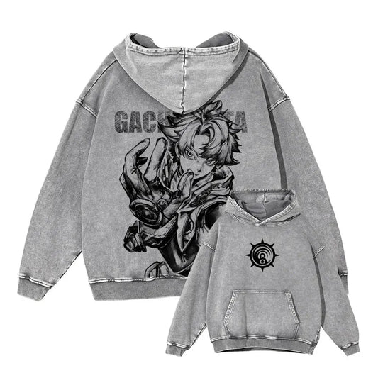 Limited Edition Gachiakuta Rudo Surebrec Gray Hoodie