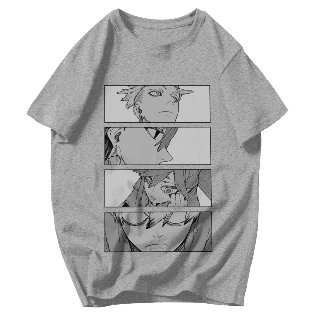 Gachiakuta Manga Panel Gray T-Shirt