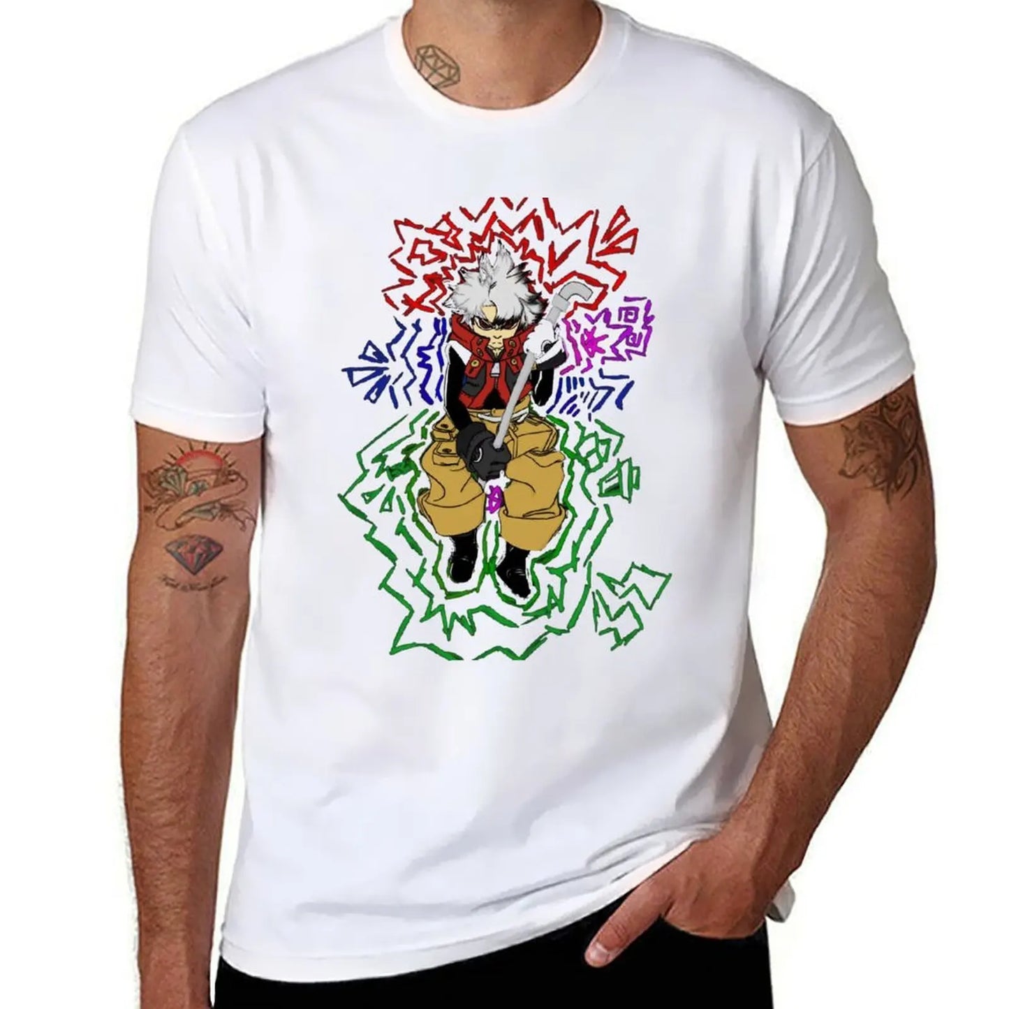 Rudo Surebrec White T-Shirt Gachiakuta