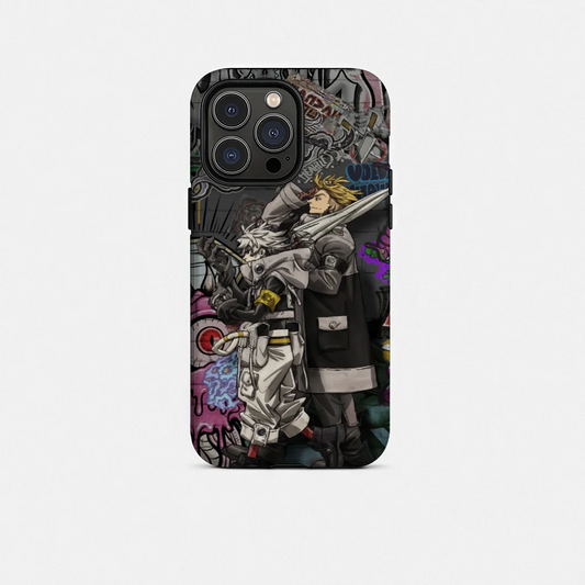 Gachiakuta iPhone Case Rudo Surebrec & Enjin – Graffiti