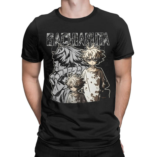 Rudo Surebrec Gachiakuta Anime Black T-Shirt