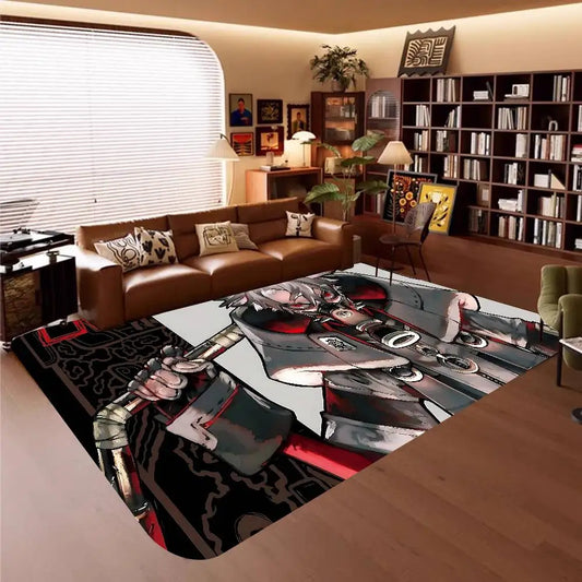 Gachiakuta Anime Rudo Warrior Rug