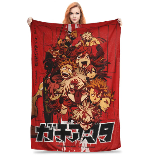 Gachiakuta Full Cast Fleece Blanket