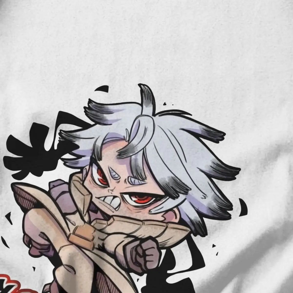 Gachiakuta Rudo Surebrec T-Shirt – White Chibi