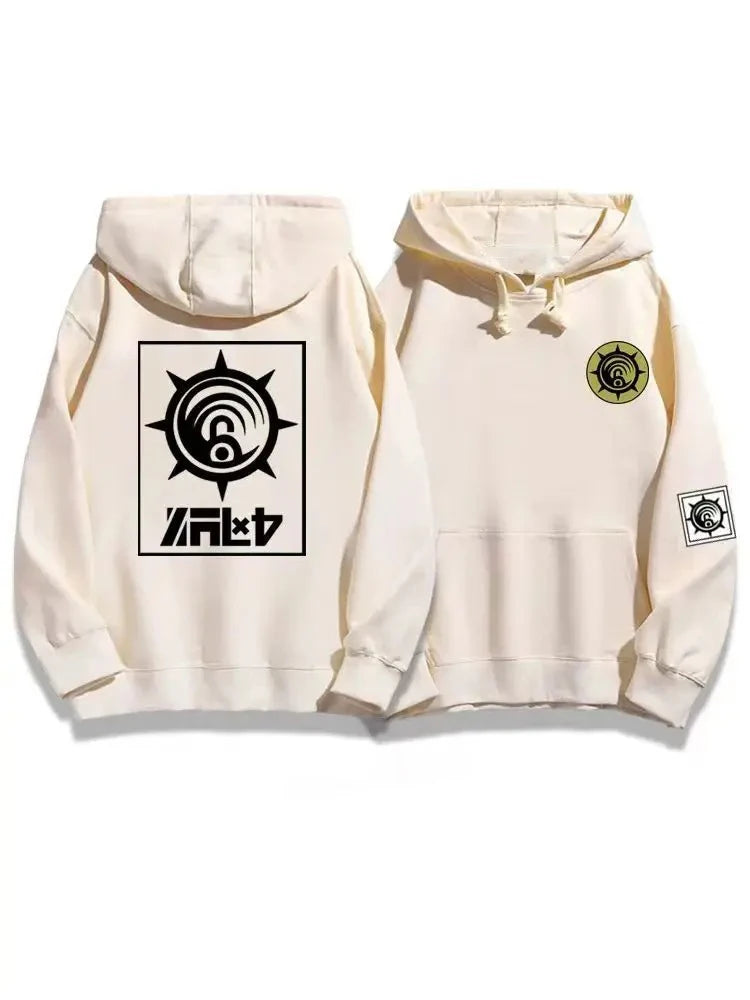 Gachiakuta The Team Cleaners Beige Hoodie
