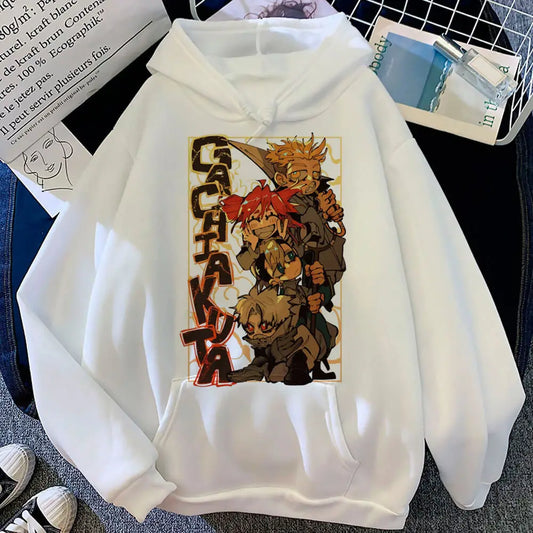 Gachiakuta “Team Cleaners” White Hoodie