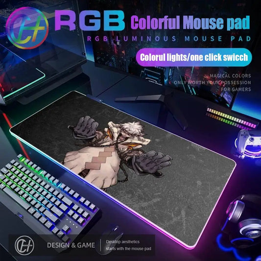 Gachiakuta RGB Gaming Mouse Pad XXL – Rudo Anime Desk Mat