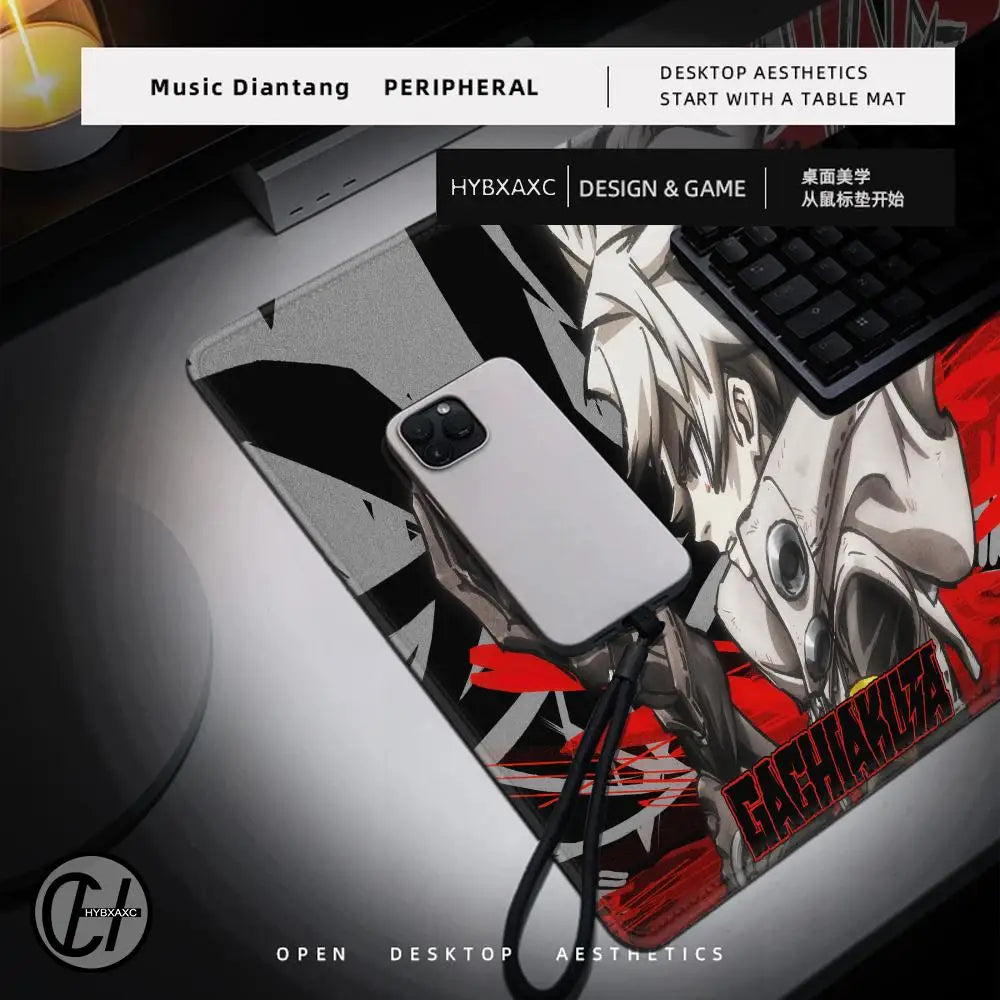 Gachiakuta XXL Mouse Pad – Red Graffiti Rudo Surebrec