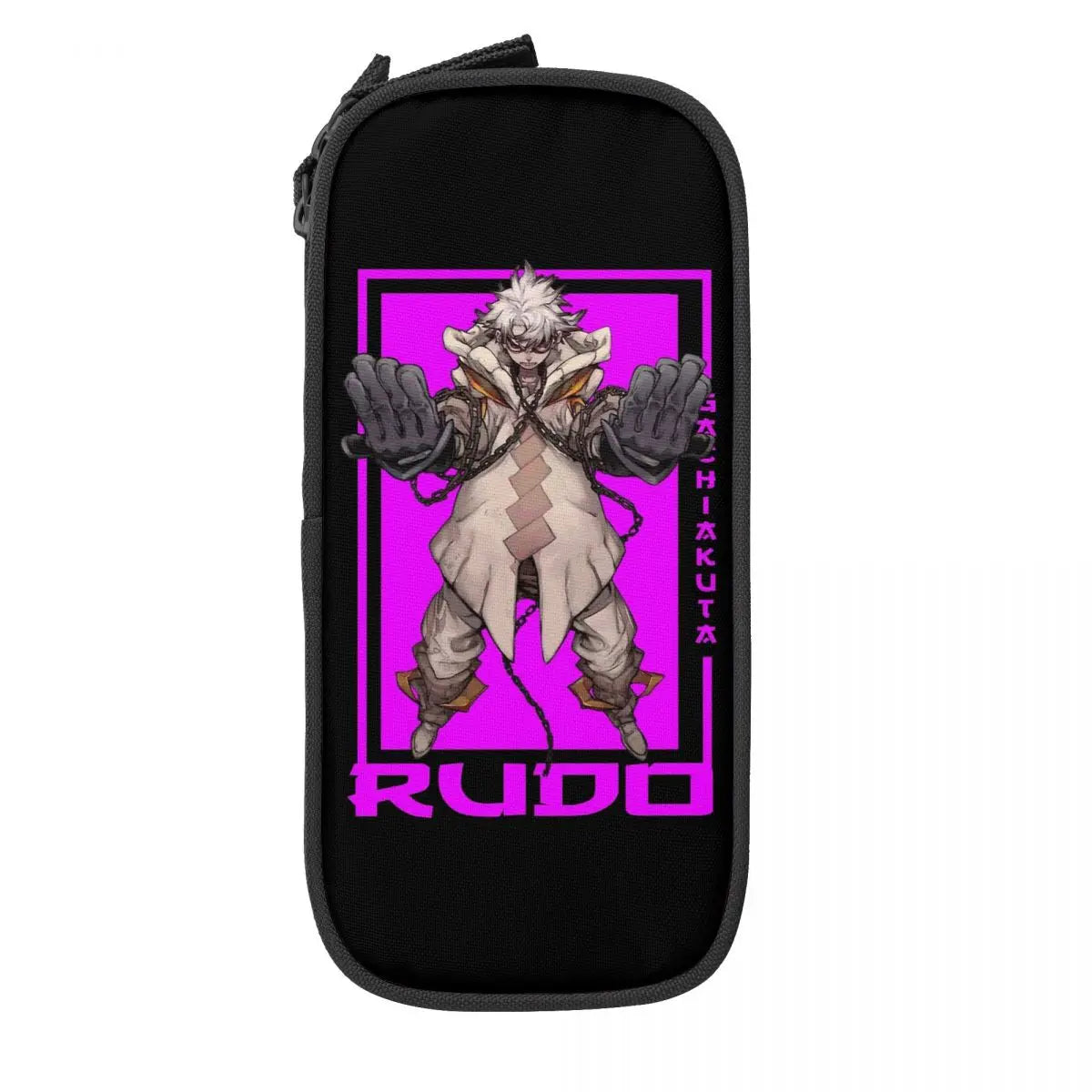 Gachiakuta Rudo Purple Manga Black Pencil Case
