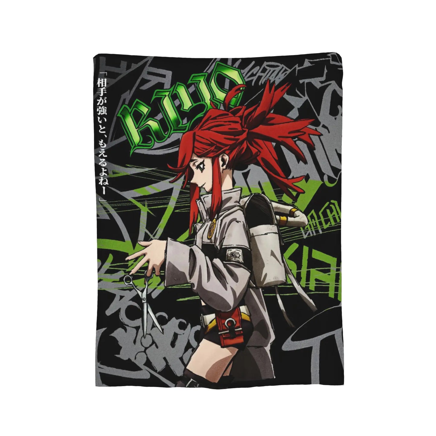Gachiakuta Riyo Reaper Anime Blanket