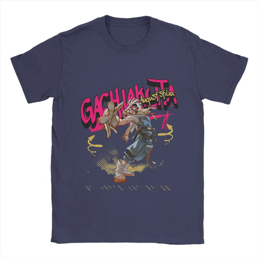 Rudo Surebrec Gachiakuta Anime Streetwear Navy Blue T-Shirt