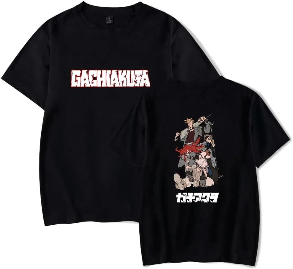 Gachiakuta Anime Black T-Shirt Team Cleaners
