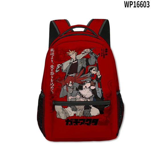 Gachiakuta Team Akuta Red Backpack