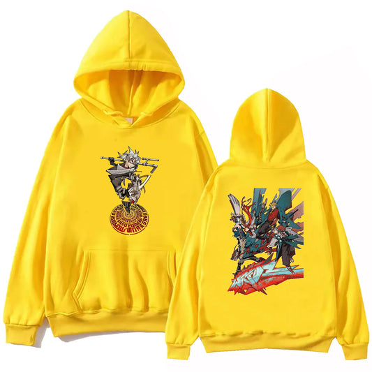 Gachiakuta Chaos Graffiti Warrior Yellow Hoodie