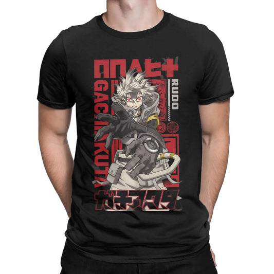 Rudo Gachiakuta Anime Black T-Shirt