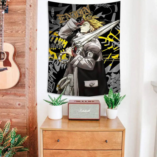 Gachiakuta Anime Tapestry Featuring Enjin