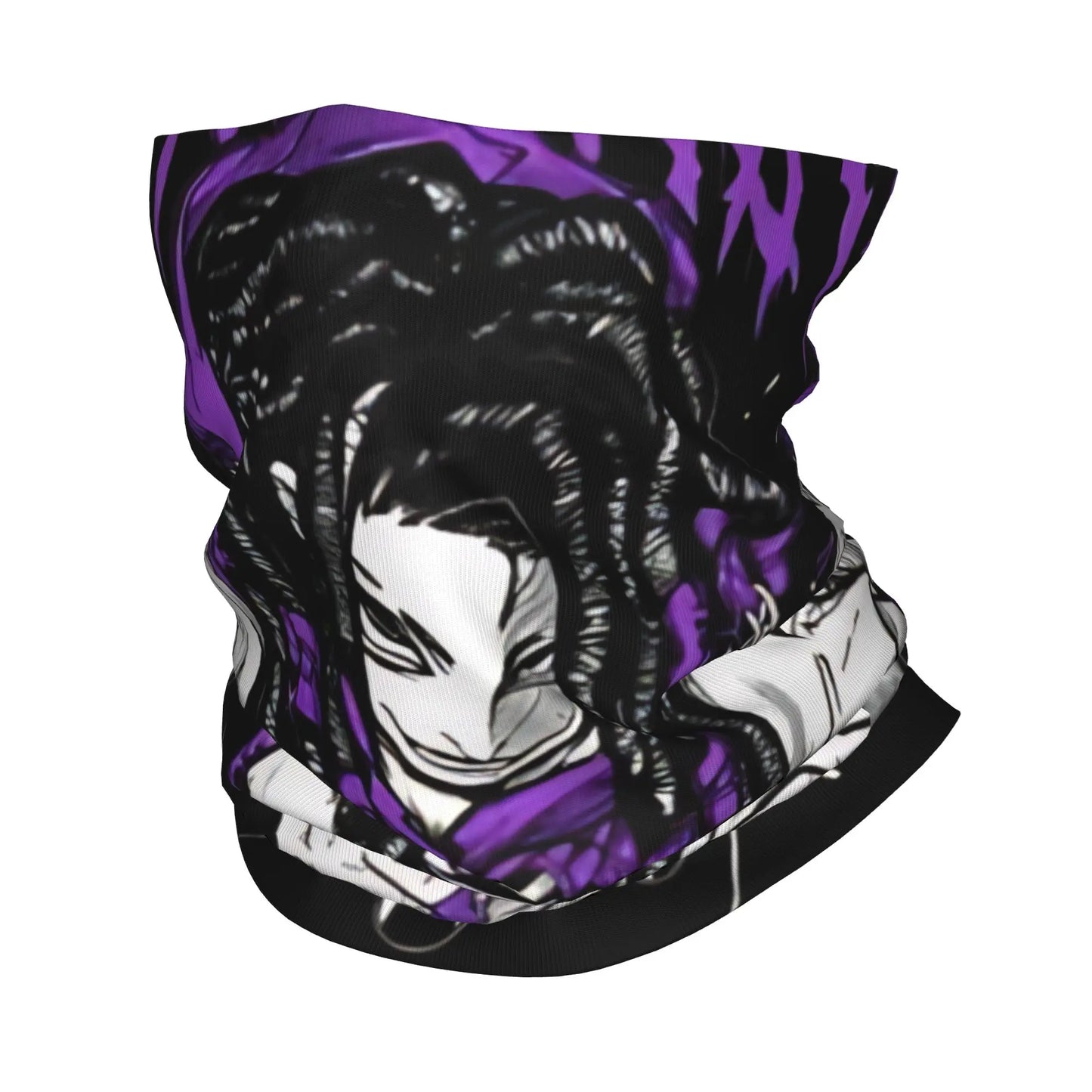 Gachiakuta Jabber Wonger Purple Shadow Black Neck Gaiter