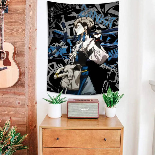 Gachiakuta Anime Tapestry Featuring Zanka Nijiku