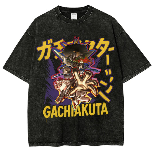 Gachiakuta Gachiakuta Chaos Group Black T-Shirt