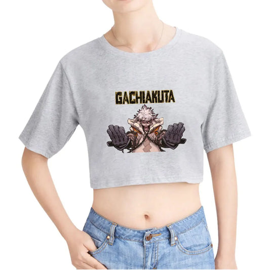 Gachiakuta Crop Top – Rudo Surebrec Gray