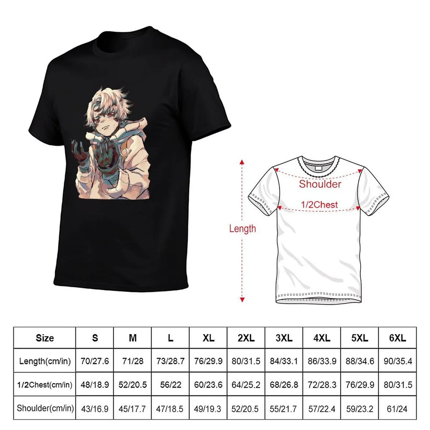White Gachiakuta Rudo Surebrec T-Shirt