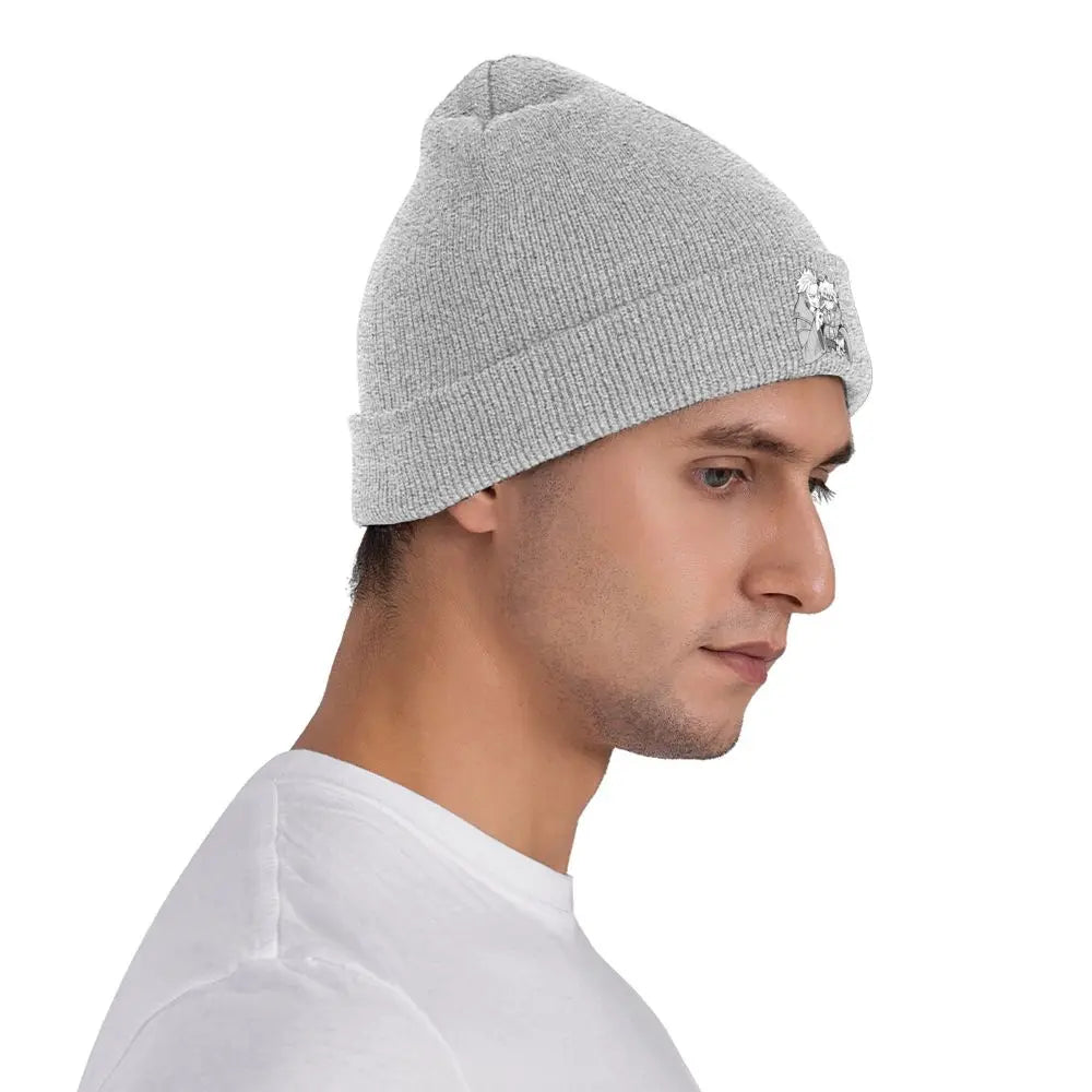 Gachiakuta Gray Beanie Featuring Rudo and Enjin