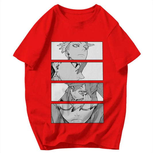 Gachiakuta Manga Panel Red T-Shirt