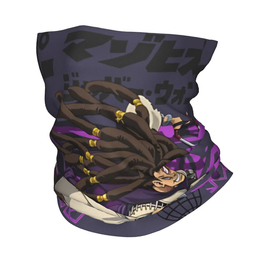 Gachiakuta Jabber Wonger Purple Motion Neck Gaiter