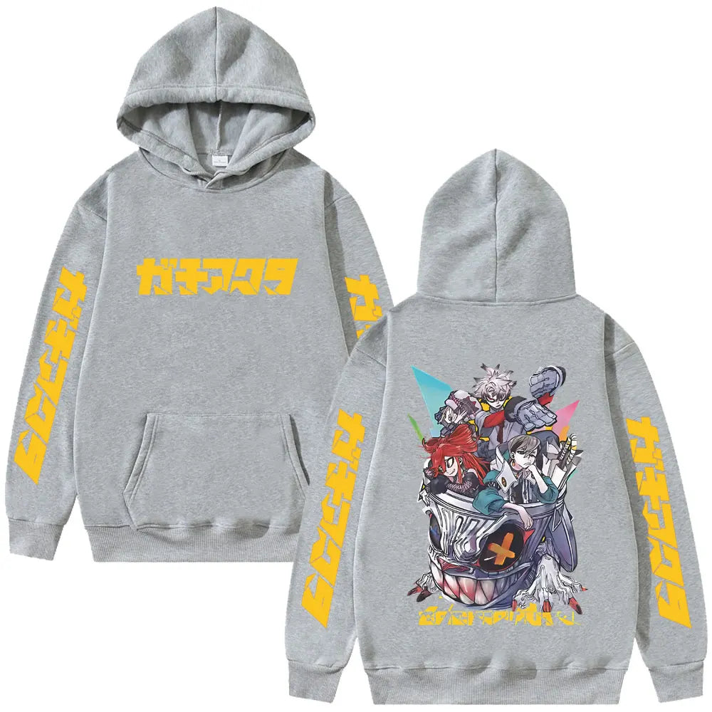 Gachiakuta Anime Team Akuta Gray Hoodie