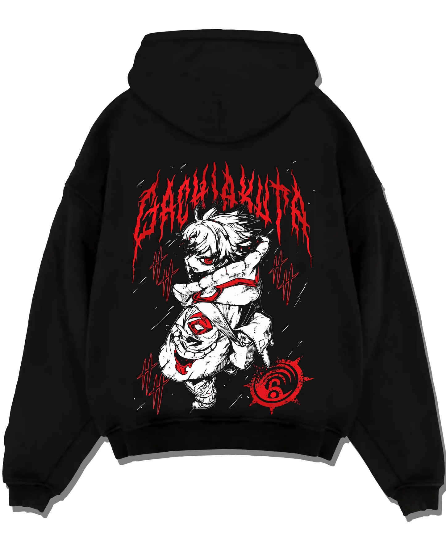 Gachiakuta Rudo Surebrec Blood-Strike Black Hoodie – Dark Manga