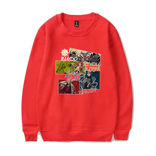 Gachiakuta Character Panel Sweatshirt – Red