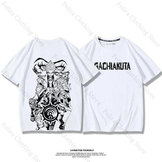 Enjin Gachiakuta White Graphic T-Shirt